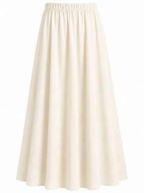 Aleeza Paris The Laura Flowy Maxi Skirt with Elastic Waist - Size XL NWT